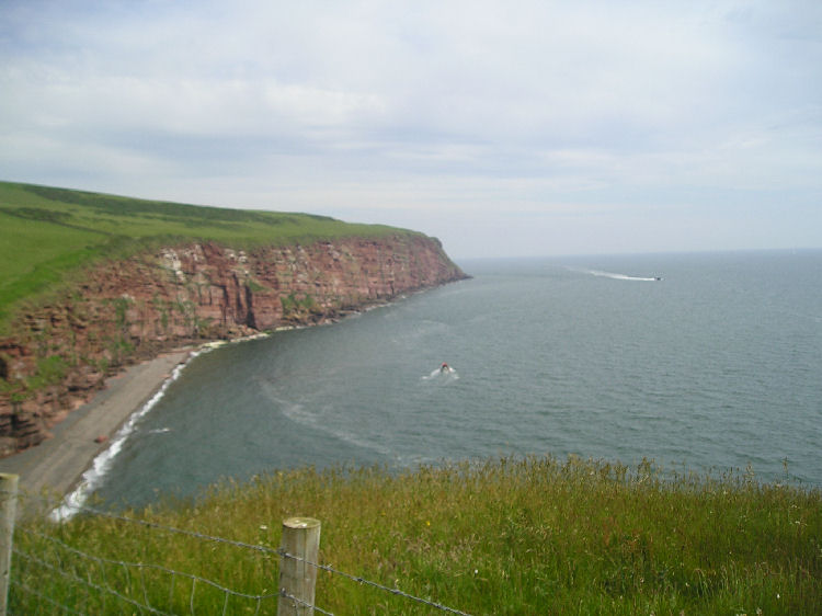View from the cliff tops